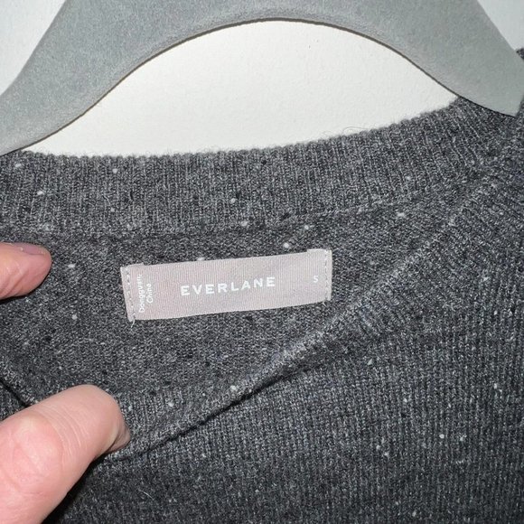 Everlane Men's Grade A Cashmere Crew Neck Sweater Small Gray - Picture 3 of 8